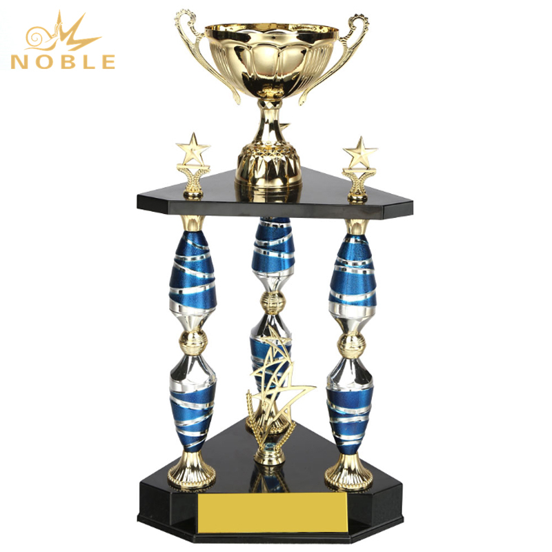 Blue Pillar New Design Custom Metal Large Award