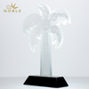 Custom Made Cutout Crystal Palm Trophy Islam Romadan Trophy