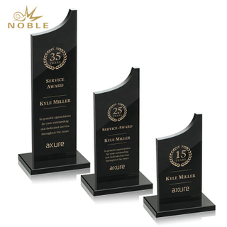 Noble New Design Berrattini Award Custom Black Crystal Award Trophy