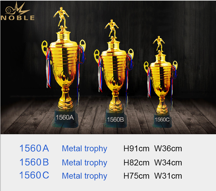 Big Sizes High Quality Sports Championship Metal Soccer Award Cup Trophy