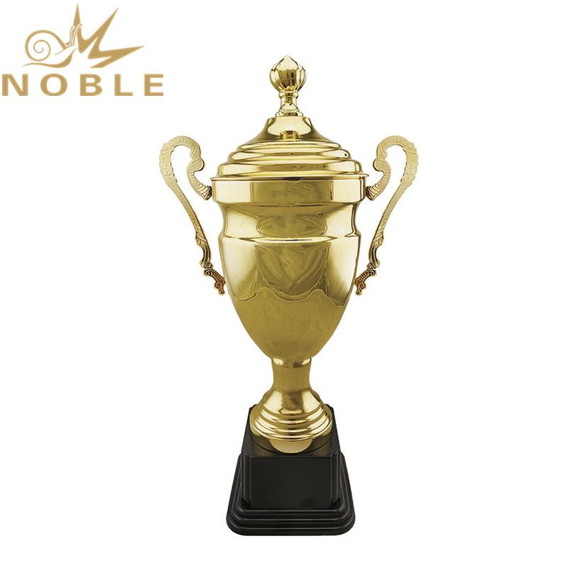 Shiny Gold Metal Outstanding Sports Cheerleading Trophy
