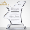 High Quality Custom Engraving Flying Bird Crystal Custom Trophy