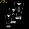 Custom Crystal Diamond Plaque Trophy with Free Engraving