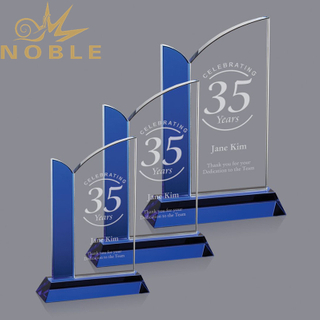 Custom Engraving Anniversary Souvenir Crystal Award Trophy