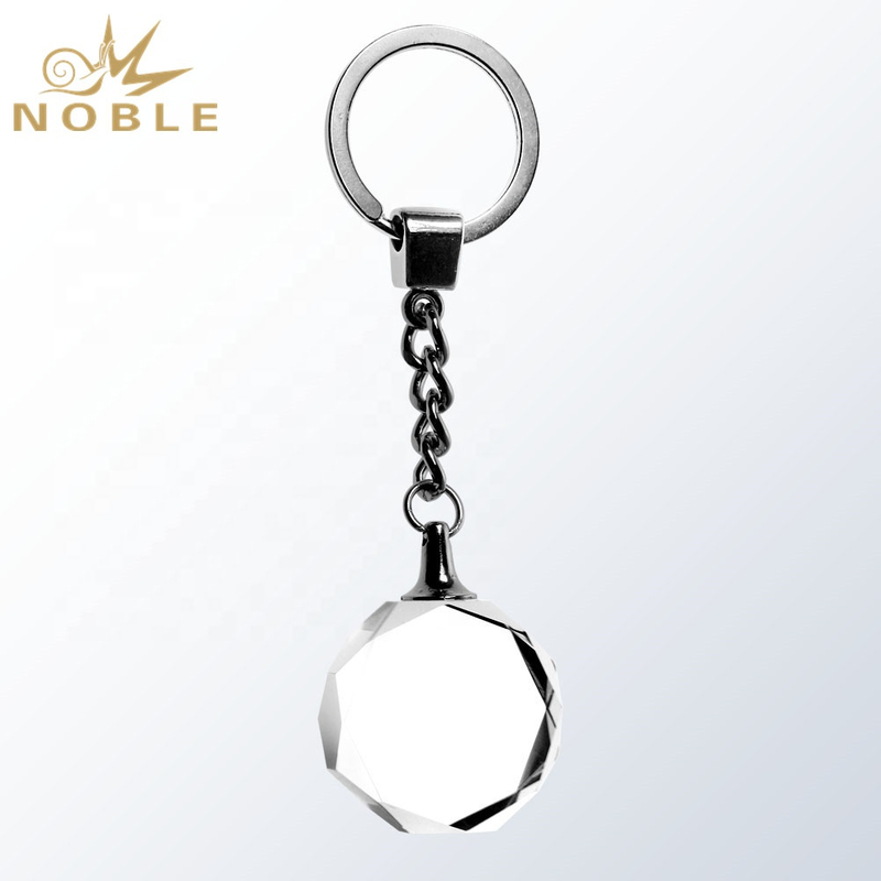 Popular Custom Engraving Blank Crystal Keychain