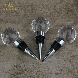 Party Vacuum Crystal Wine Stoppers Wedding Gift Crystal Ball Wine Bottle Stopper