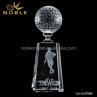 Crystal Cairns Golf Award Trophy