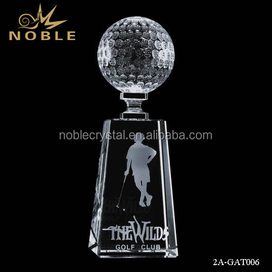 Crystal Cairns Golf Award Trophy
