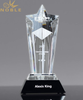  High Quality Free Engraving Custom Crystal Star Award