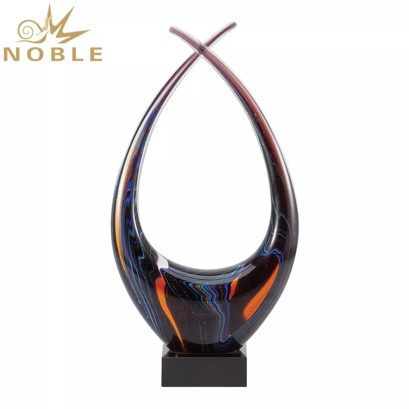  New Design Crystal Home Decoration Souvenir Gift Custom Art Glass Trophy