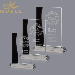 Best Noble Custom Crystal Recognition Plaque Award