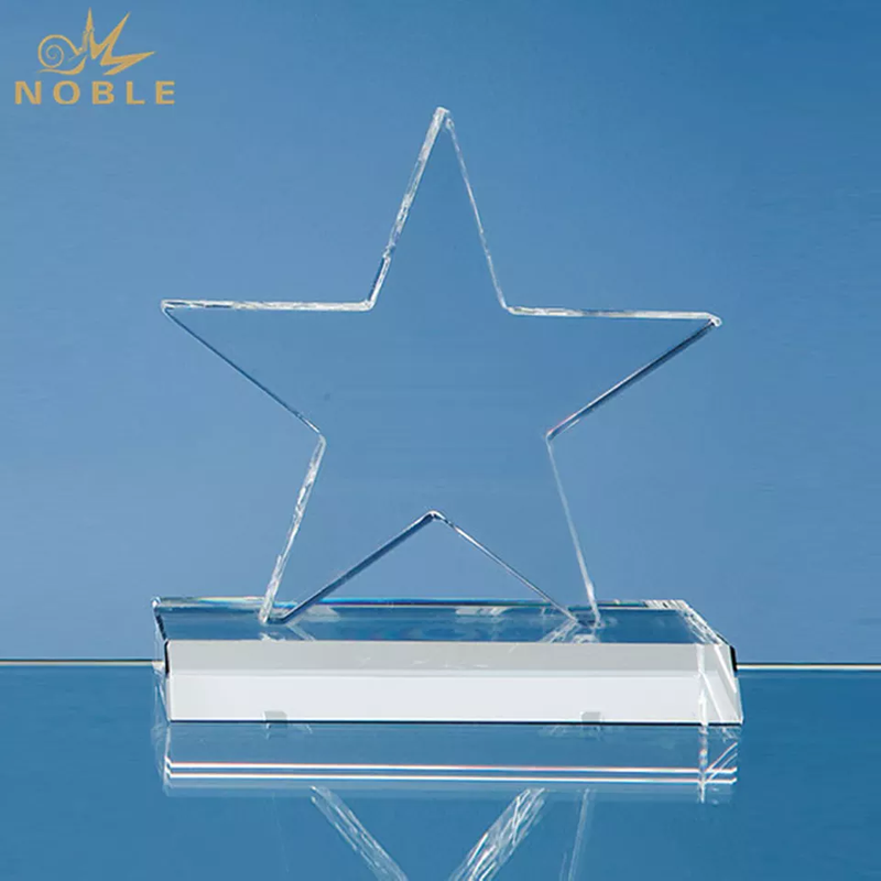 Crystal Bowling Trophy Crystal Star Award