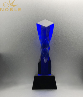 Wholesale Colored Crystal Twisted Column Trophy Award