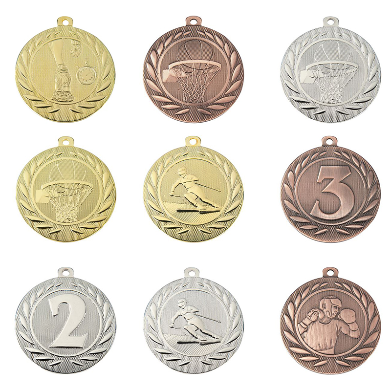 Wholesale Cheap Gold Silver Bronze Metal Business Gift Karate Trophy Award Sports Blank Medal