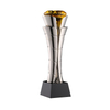 High Quality Customized Gold Silver Bronze Metal Torch With Diamond On Top Business Gift Custom Logo Achievement Trophy Awards