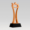 High Quality Customized Shape Gold Silver Bronze Metal Crown With Crystal Base Business Gift Custom Logo Trophy Award