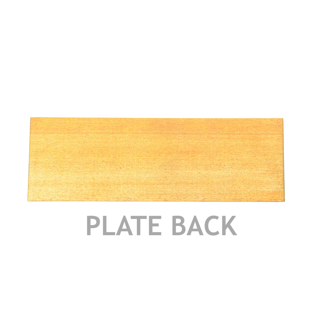 Solid Brass Plates Are Designed For Machine Or Hand Engraving Even Painting