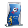 Noble Manufacturer Wholesale Cheap Glass Plaque With Custom Printing Logo UK Gift Personalized Hand Crafts Soccer Trophy Award