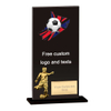 Noble Manufacturer Wholesale Cheap Glass Plaque With Custom Printing Logo UK Gift Personalized Hand Crafts Soccer Trophy Award