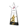 Noble Manufacturer Wholesale Cheap Glass Plaque With Custom Printing Logo UK Gift Personalized Hand Crafts Soccer Trophy Award