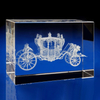 Noble Manufacturer Wholesale Crystal Cube With 3D Laser Building UK Gift Personalized Custom Logo Trophy Award Hand Crafts