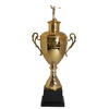 2024 New Design Different Size Custom Made Marble Base Sports Golf Soccer Basketball Marathon Custom Logo Gold Metal Gold Golf Sports Trophy Cup 