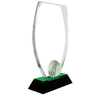 Noble Crystal Glass outdoor Sports Customized Personalized Bespoke Logo Engraved Hole in One Golf Trophy Award