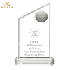 Noble Inlaid Crystal Glass Outdoor Sports Customized Personalized Bespoke Logo Golf Trophy Award