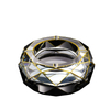 Noble Optical Crystal With Gold Edges Award Trophy Award Custom Logo Business Office Gift Ashtray Hand Craft