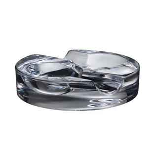 Noble Crystal Glass Colors Optical Crystal Award Trophy Award Custom Logo Business Office Gift Ashtray Hand Craft