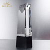 Custom Star Column Large Blank Crystal Trophy Award