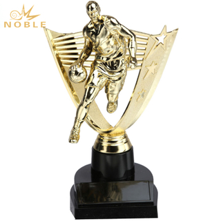 High Quality New Design Plastic Basketball Trophy for Man 