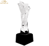 Custom Engraving Crystal Twisted Star Award