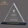 High Quality Beautiful Triangle Custom Crystal Plaque Award