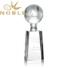 Noble Wholesale Custom Engraving Crystal Globe Award