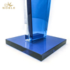 Noble High Quality Custom Blue Crystal Top Partner Award As Business Souivenir Gift