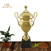 Shiny Gold Metal Outstanding Sports Cheerleading Trophy