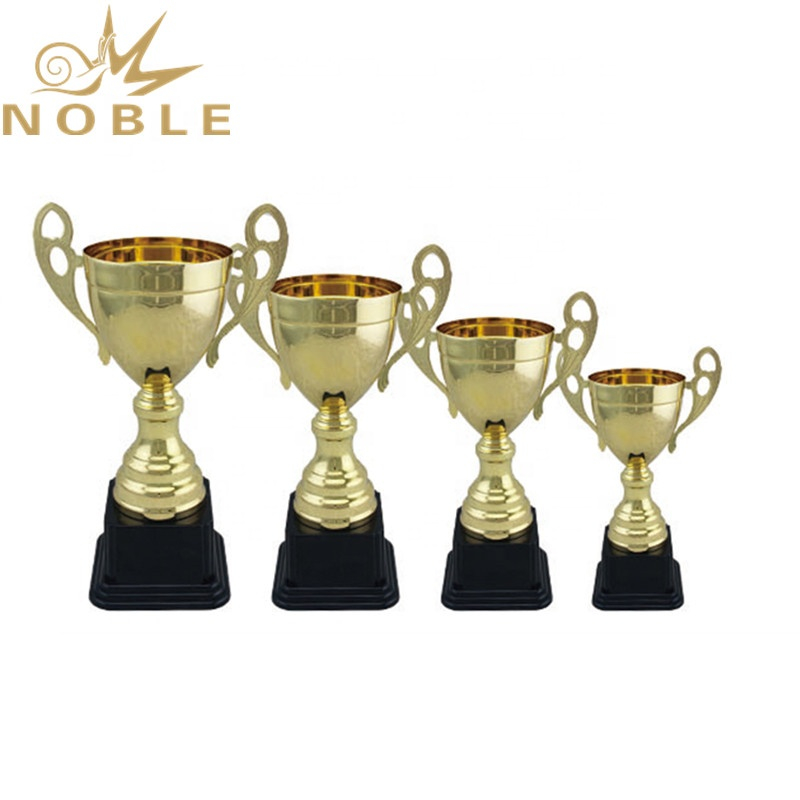 Noble Unique Design Free Logo Printed Metal Wrestling Cup Trophy