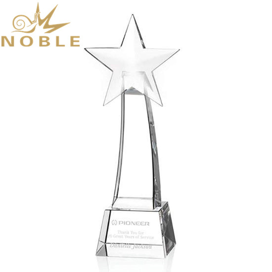Best Selling Custom Crystal Rising Star Award