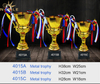 Shiny Gold Metal Bodybuilding Trophy Cups