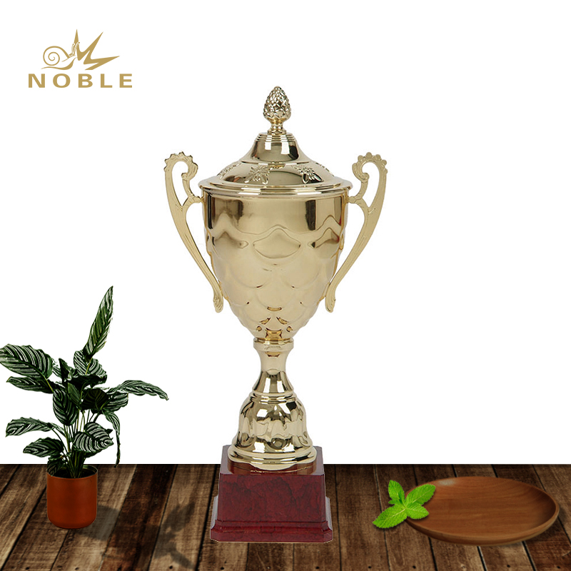 Beautiful Design Metal Cup Quiz Champion Trophy for Students