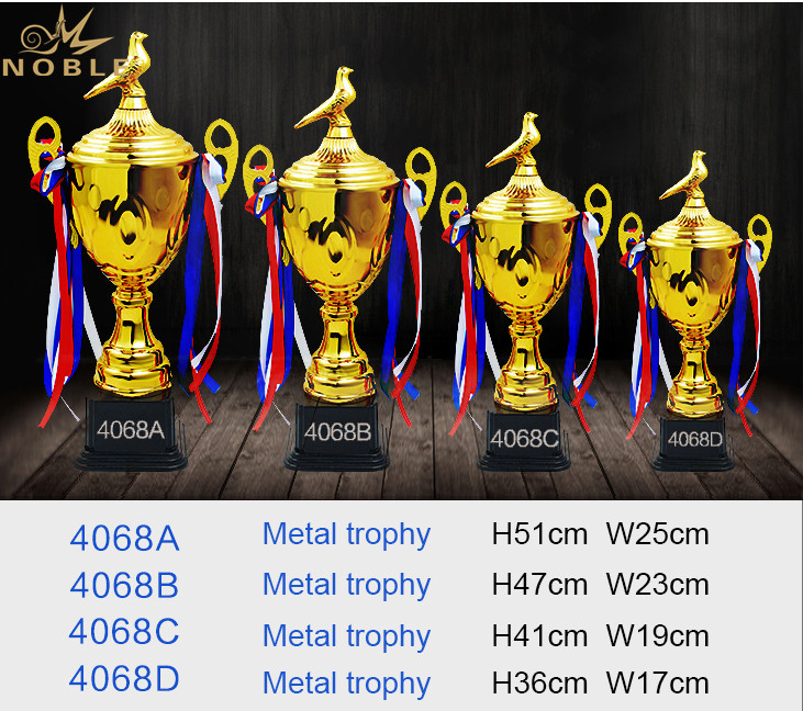 High Quality Pigeon Award Metal Cup Figurine Trophy