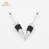 Chic Stylish Type Handcraft DIY Wine Bottle Stopper Plated Silver Shinning Metal Wine Stoppers