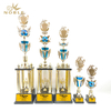 Promotional Custom Metal Crafts Award World Sports Souvenir Golden Trophy Cup