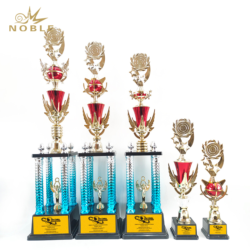 Wholesale Custom Design Musical Metal Trophy Sports Metal Award Trophy for Prize