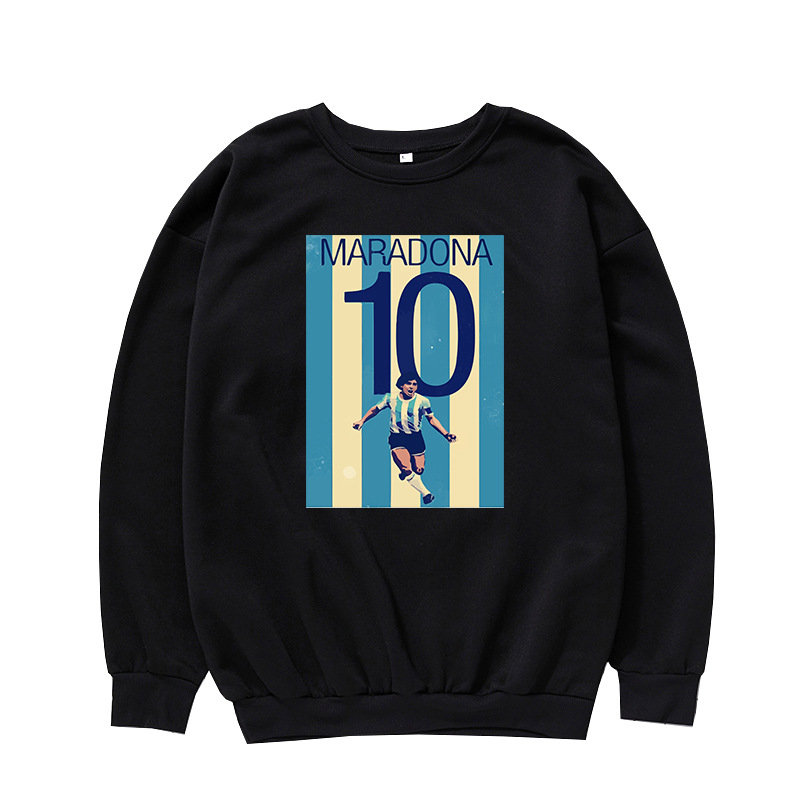 Custom Printing Diego Maradona Blank Pullover Sweatshirt for Pray for Maradona