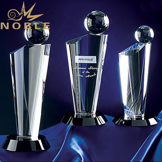 Excellent New Design High Quality Custom Crystal Awards with Crystal Ball