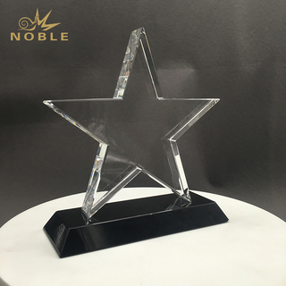 Best Seller Crystal Plaque Star Shape Trophy Award