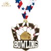 New Design Custom Metal Bowling Shield Medals