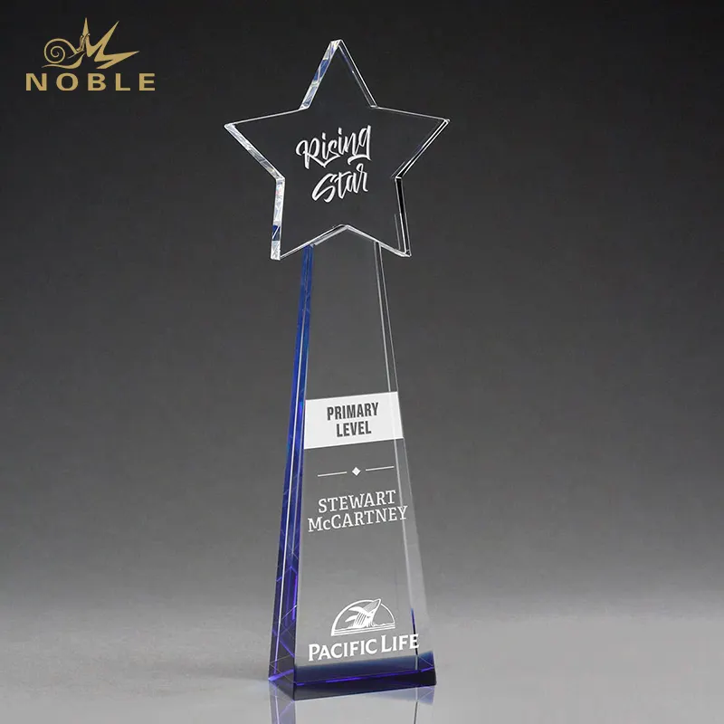 High Quality Custom Crystal Star Tower Award